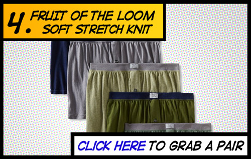 Fruit of the Loom boxers are a great choice for jock itch sufferers