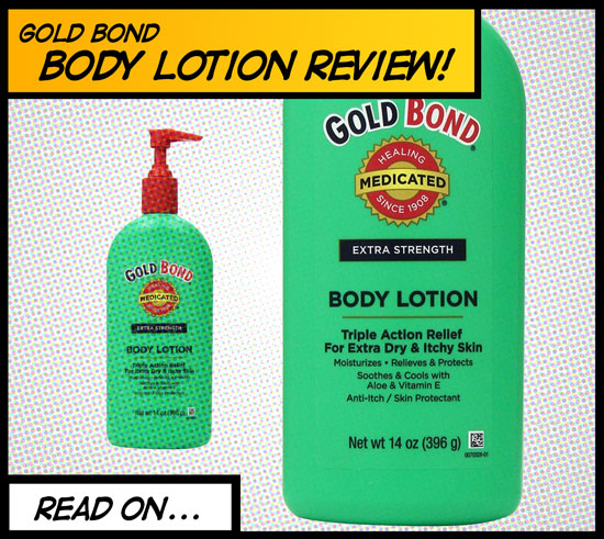 Review of Gold Bond Medicated Extra Strength Body Lotion cream for jock itch