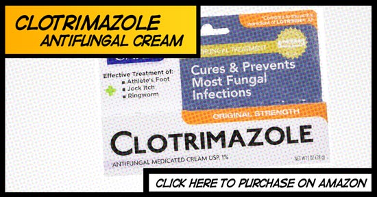 Clotrimazole antifungal cream for athletes foot ringworm and jock itch