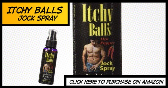 itchy balls jock spray will stop tinea cruris and other skin problems in their tracks