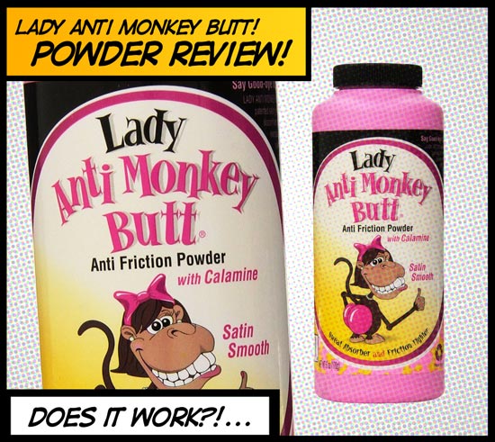 lady monkey butt powder review for combatting female jock itch